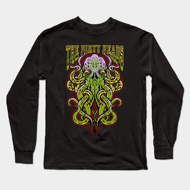 The Dirty Heads band merch octopus design Long Sleeve T-Shirt by ROCKHOPPER